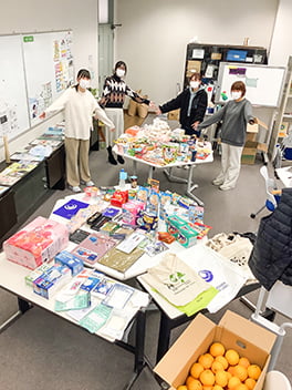 ボランティア部「ひまわり」